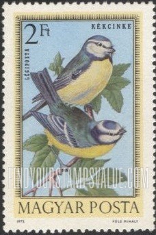 FindYourStampsValue: Blue titmice