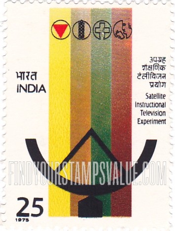 FindYourStampsValue: Republic of India: Educational television - भारत गणराज्य: शैक्षणिक टेलीविजन