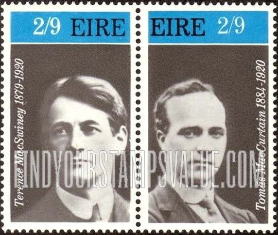 FindYourStampsValue: Tomás MacCurtain and Terence MacSwiney