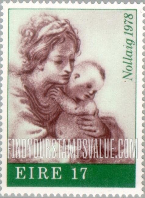 FindYourStampsValue: Virgin and Child, by Guercino