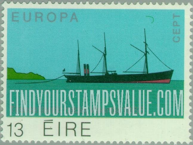 FindYourStampsValue: Laying Transatlantic Cable, Steamer William Cory, 1866