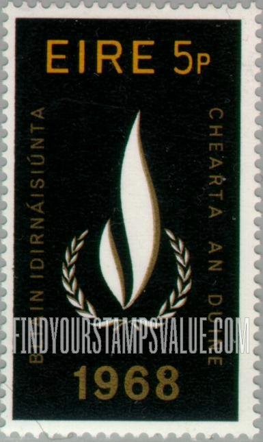 FindYourStampsValue: Human Rights Flame