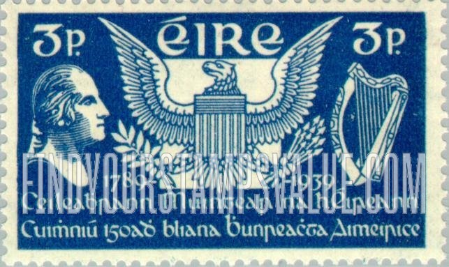 FindYourStampsValue: Washington, US Eagle and Harp