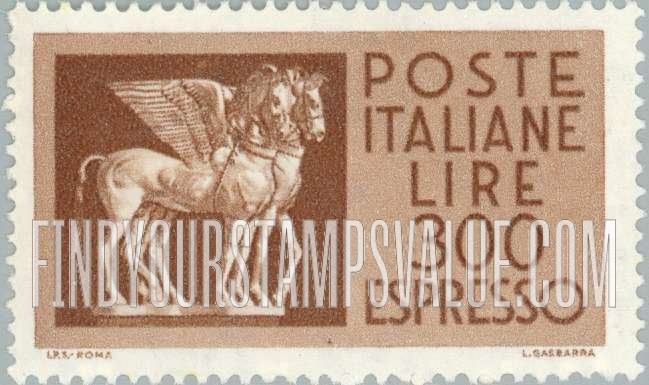 FindYourStampsValue: SPECIAL DELIVERY - Etruscan Winged Horses