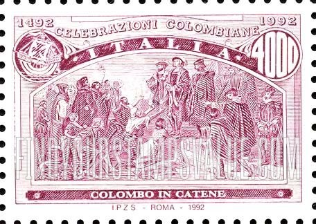 FindYourStampsValue: Voyages of Columbus: In chains