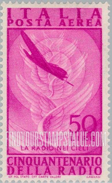 FindYourStampsValue: AIR POST - Radio in the skies