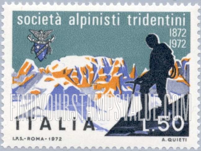 FindYourStampsValue: Mountain climber & Brenta Mountains