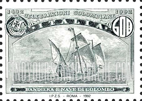 FindYourStampsValue: Voyages of Columbus: Santa Maria