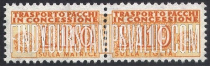 FindYourStampsValue: PARCEL POST AUTHORIZED DELIVERY - Trasporto Pacchi in Concessione