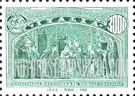 FindYourStampsValue: Voyages of Columbus: Describing his 3rd voyage