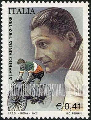 FindYourStampsValue: Alfredo Binda (1902-86), Cyclist