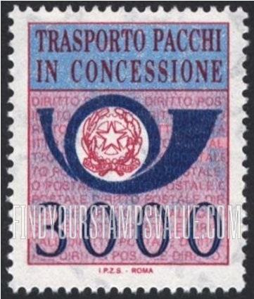 FindYourStampsValue: PARCEL POST AUTHORIZED DELIVERY - Trasporto Pacchi in Concessione