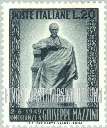 FindYourStampsValue: Giuseppe Mazzini