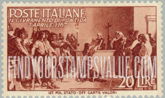 FindYourStampsValue: Oath of Pontida