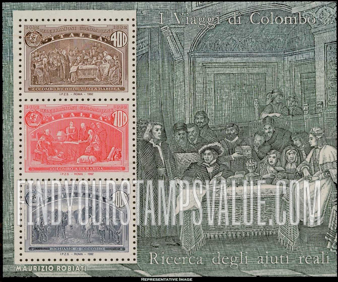 FindYourStampsValue: Voyages of Columbus