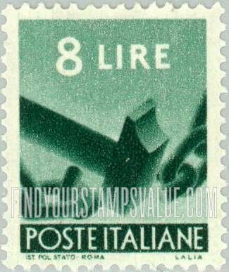 FindYourStampsValue: Breaking Chain: Types of 1945