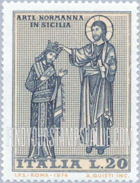 FindYourStampsValue: Christ Crowning King Roger