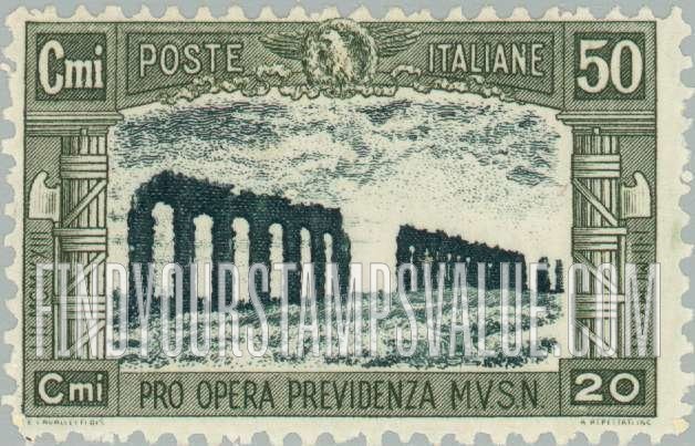 FindYourStampsValue: SEMI-POSTAL - Aqueduct of Claudius