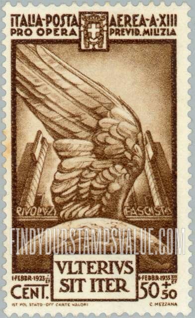 FindYourStampsValue: AIR POST SEMI-POSTAL - Symbolical of Military Air Force