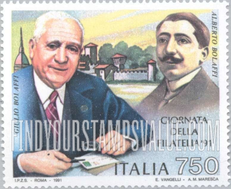 FindYourStampsValue: Giulio and Alberto Bolaffi, Philatelists