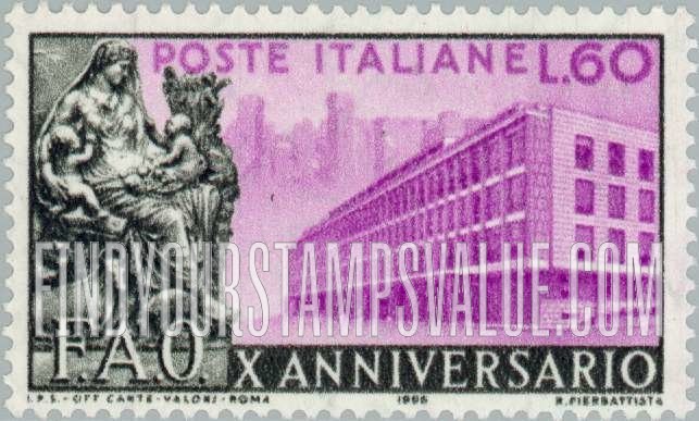 FindYourStampsValue: FAO Headquarters, Rome