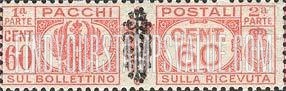 FindYourStampsValue: PARCEL POST - Pacchi Postali: Overprinted Between Halves in Black