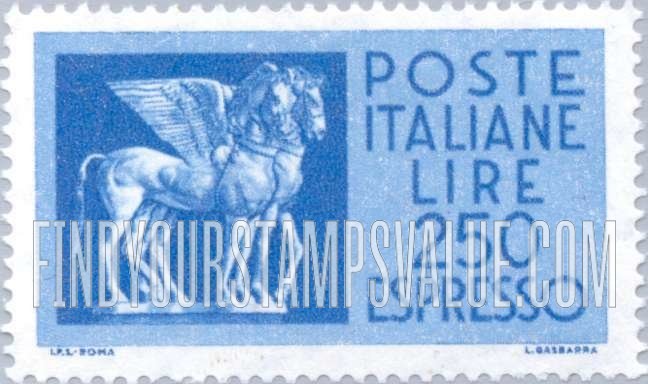 FindYourStampsValue: SPECIAL DELIVERY - Etruscan Winged Horses
