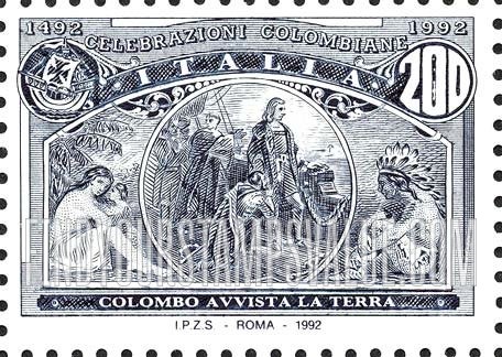 FindYourStampsValue: Voyages of Columbus: In sight of land