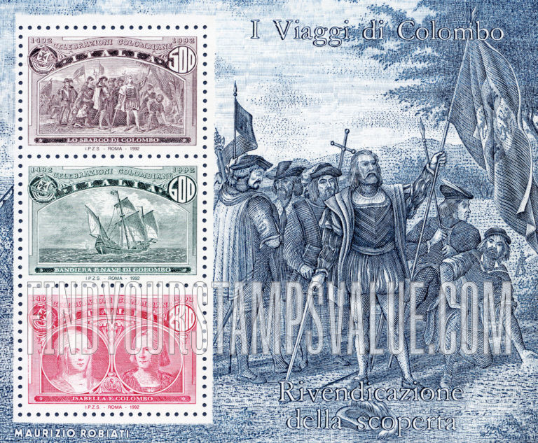 FindYourStampsValue: Voyages of Columbus