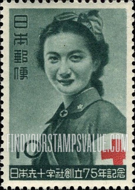 FindYourStampsValue: Red Cross Nurse - 日赤看護婦