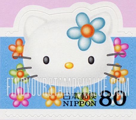 FindYourStampsValue: Greetings 2004: Hello Kitty - 04年グリーティング：ハローキティ