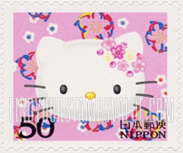 FindYourStampsValue: Greetings 2004: Hello Kitty - 04年グリーティング：ハローキティ