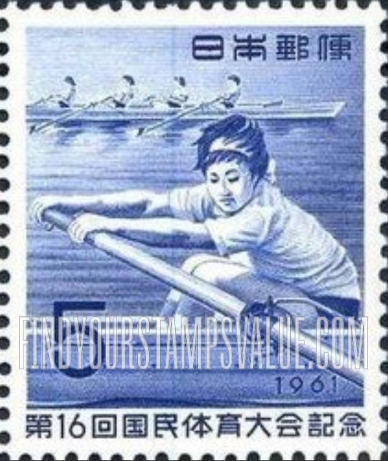 FindYourStampsValue: Women rowing - 漕艇