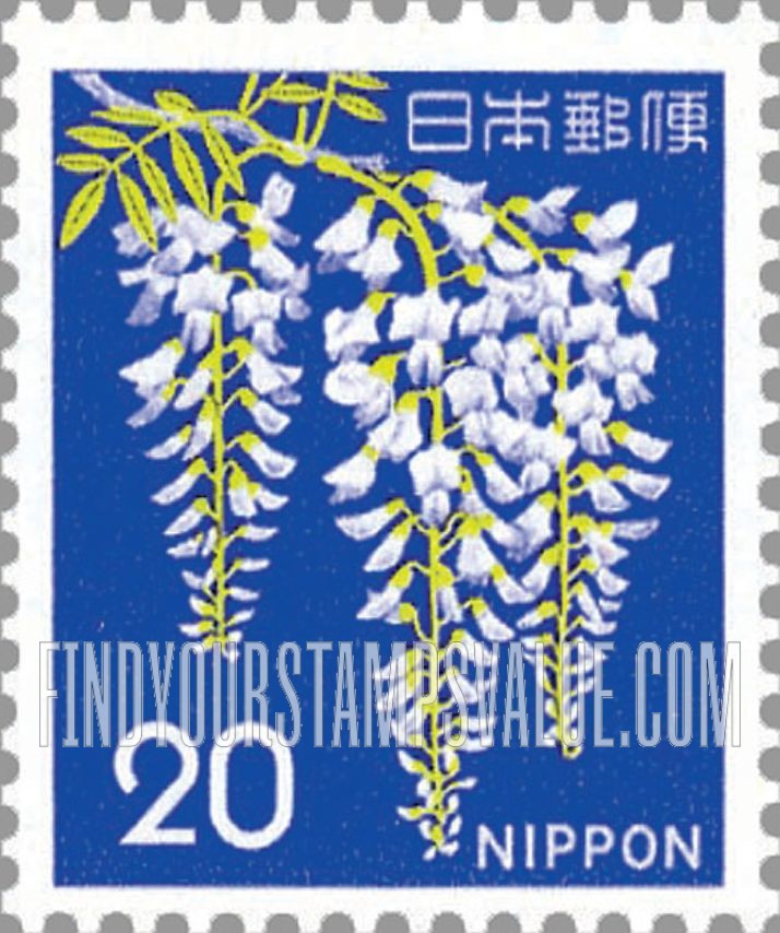 FindYourStampsValue: Wisteria - 藤の花