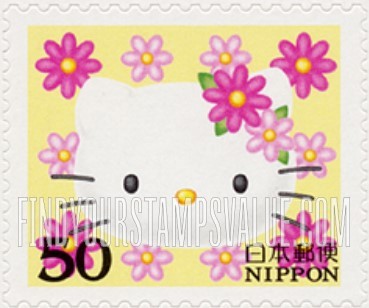 FindYourStampsValue: Greetings 2004: Hello Kitty - 04年グリーティング：ハローキティ