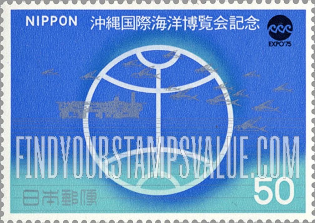 FindYourStampsValue: Aquapolis and Globe - アクアポリスと地球