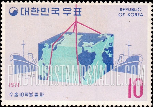 FindYourStampsValue: Crate Wrapped in World Map