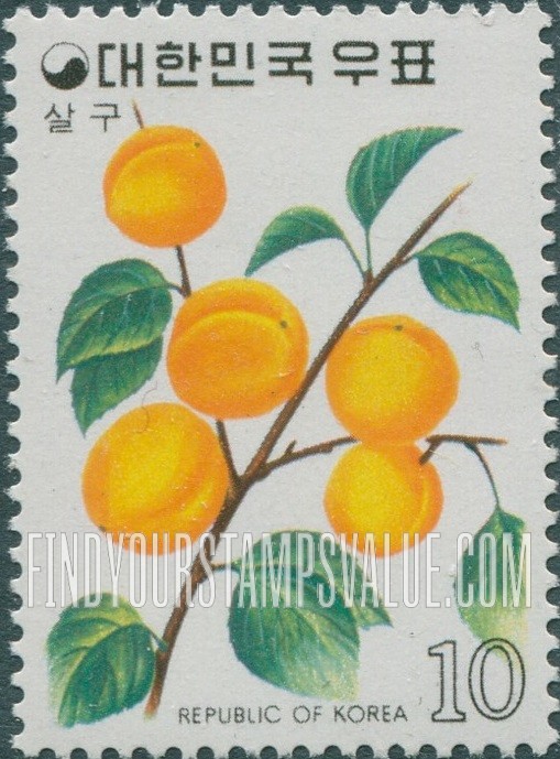 FindYourStampsValue: Apricots - 살구