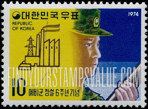 FindYourStampsValue: Reservist and Factory - 예비군과 공장