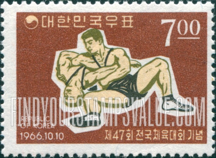 FindYourStampsValue: Wrestlers -  레슬링 선수
