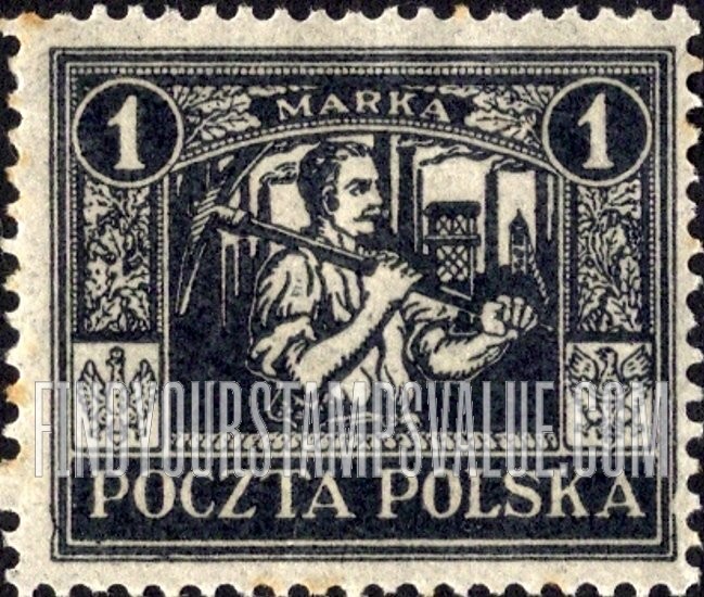 FindYourStampsValue: Miner: Type of 1919