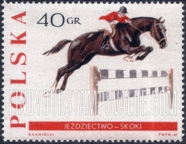 FindYourStampsValue: Horses: Jump