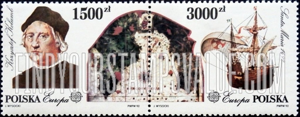FindYourStampsValue: Discovery of America, 500th Anniversary