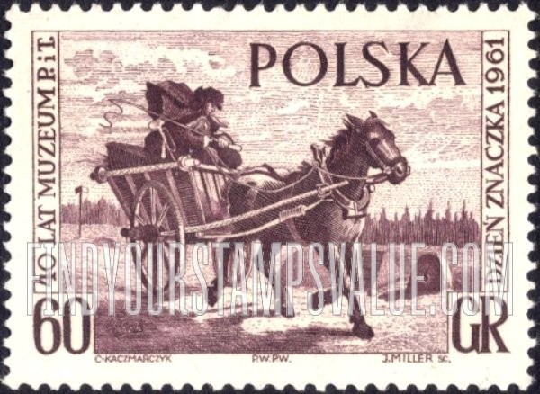 FindYourStampsValue: Mail Cart, by Jan Chelminski