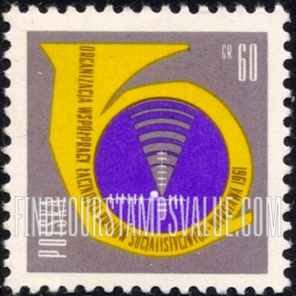 FindYourStampsValue: Post horn and Radar screen