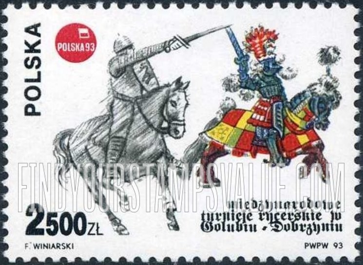 FindYourStampsValue: International Medieval Knights’ Tournament, Golub-Dobrzyn