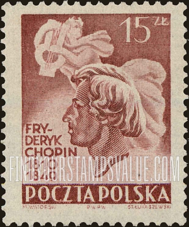 FindYourStampsValue: Frederic Chopin