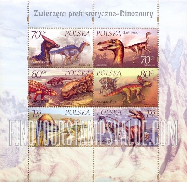FindYourStampsValue: Dinosaurs