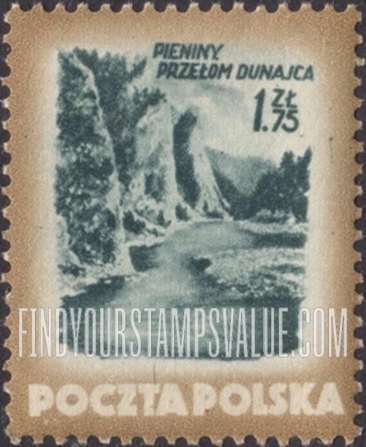 FindYourStampsValue: Dunajec Canyon, Pieniny Mountains