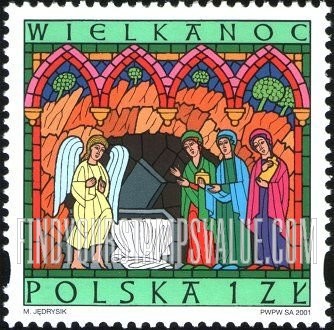 FindYourStampsValue: Easter: Women at empty tomb